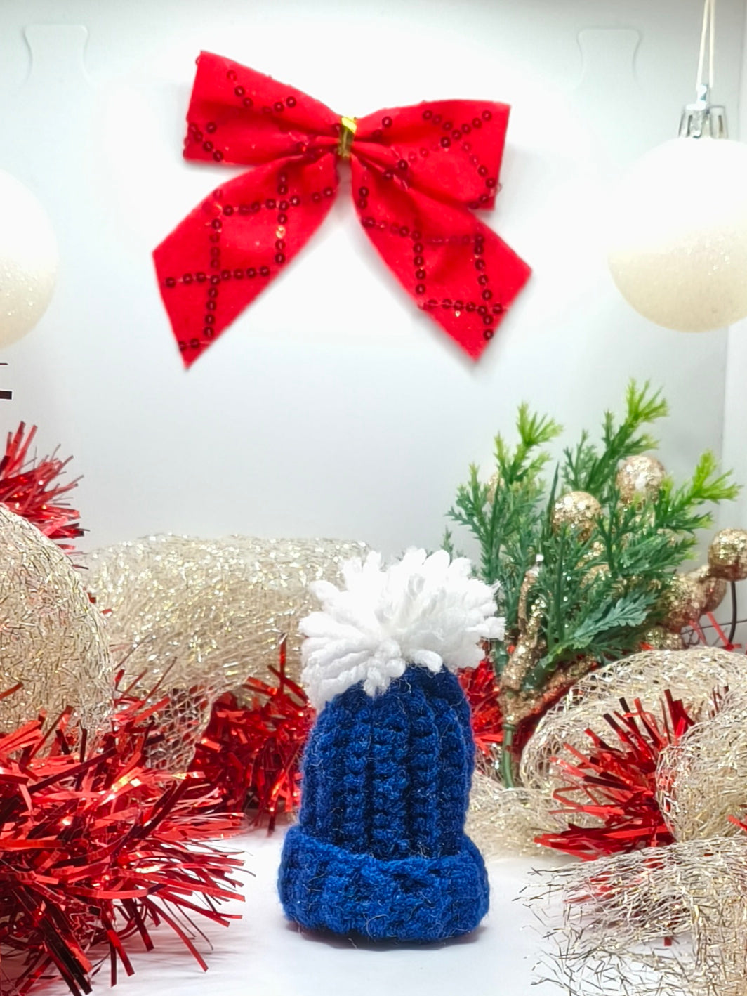 Μάλλινο Σκουφάκι Στολίδι 7cm - Harmony Life