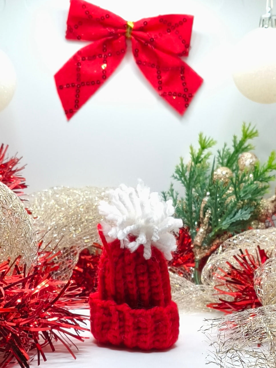 Μάλλινο Σκουφάκι Στολίδι 7cm - Harmony Life