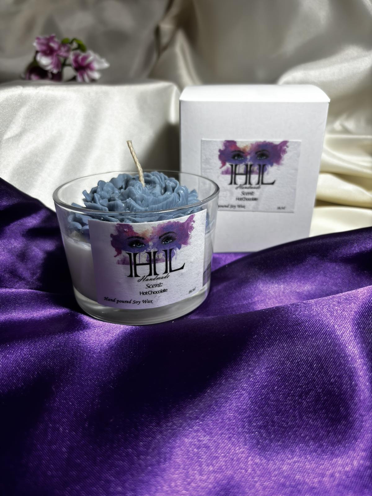 Φυτικό Κερί Σόγιας Hot Chocolate με Τριαντάφυλλο 20,5cl - Harmony Life