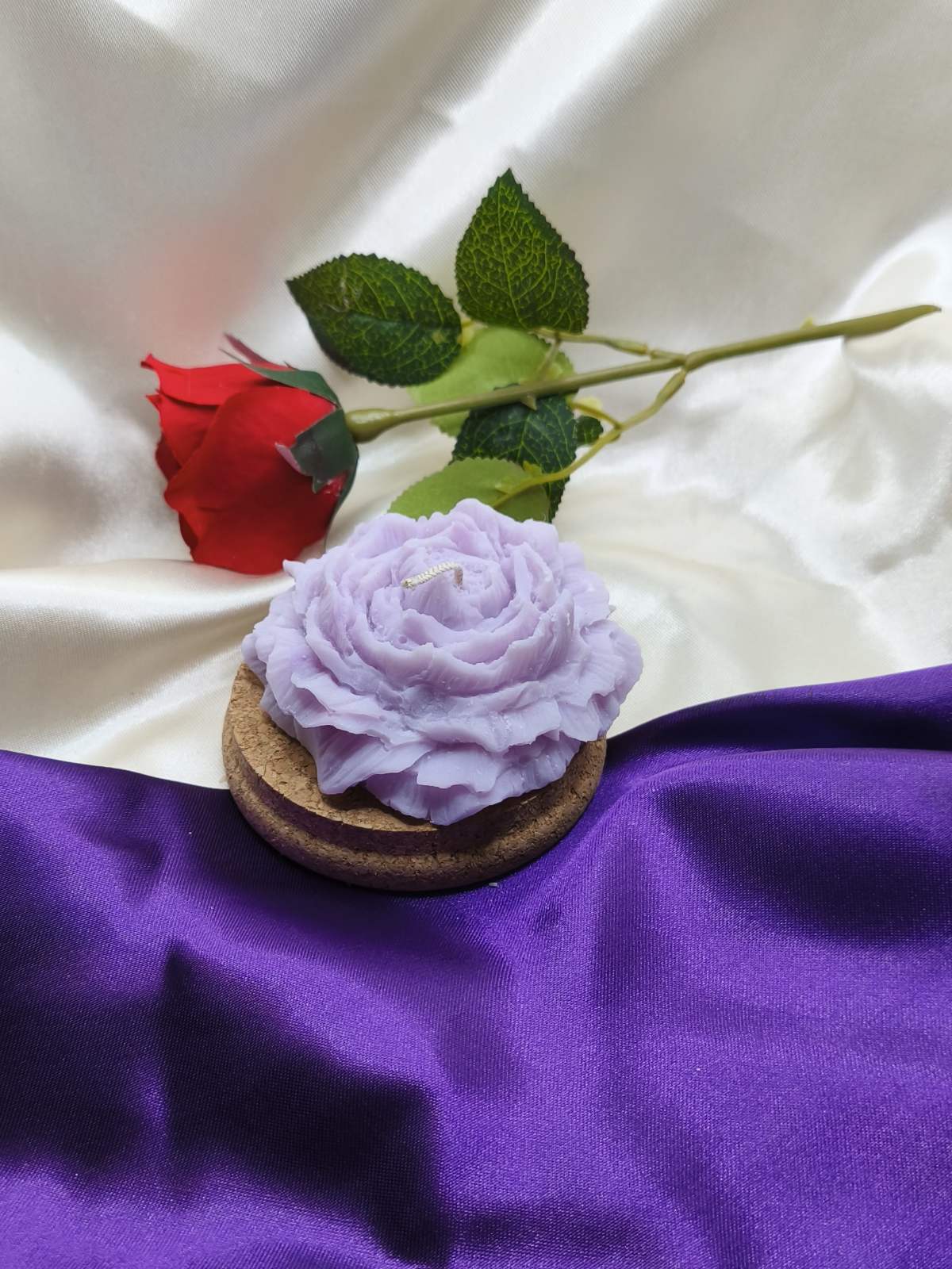 Κερί Σόγιας σε σχέδιο Τριαντάφυλλο - Harmony Life