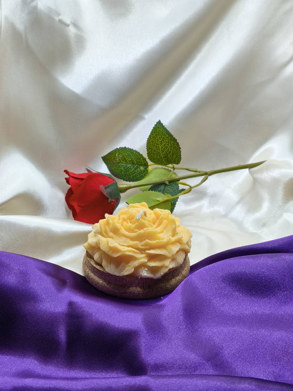 Κερί Σόγιας σε σχέδιο Τριαντάφυλλο - Harmony Life