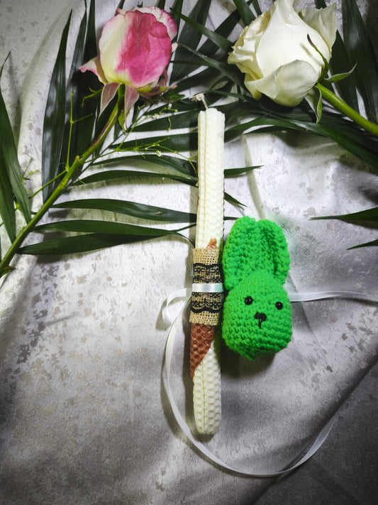 ΛΑΜΠΑΔΑ Μπρελόκ με Λαγουδάκι Αγόρι - Harmony Life