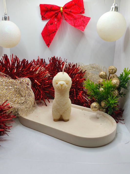 Lama Christmas Candle 45gr - Harmony Life