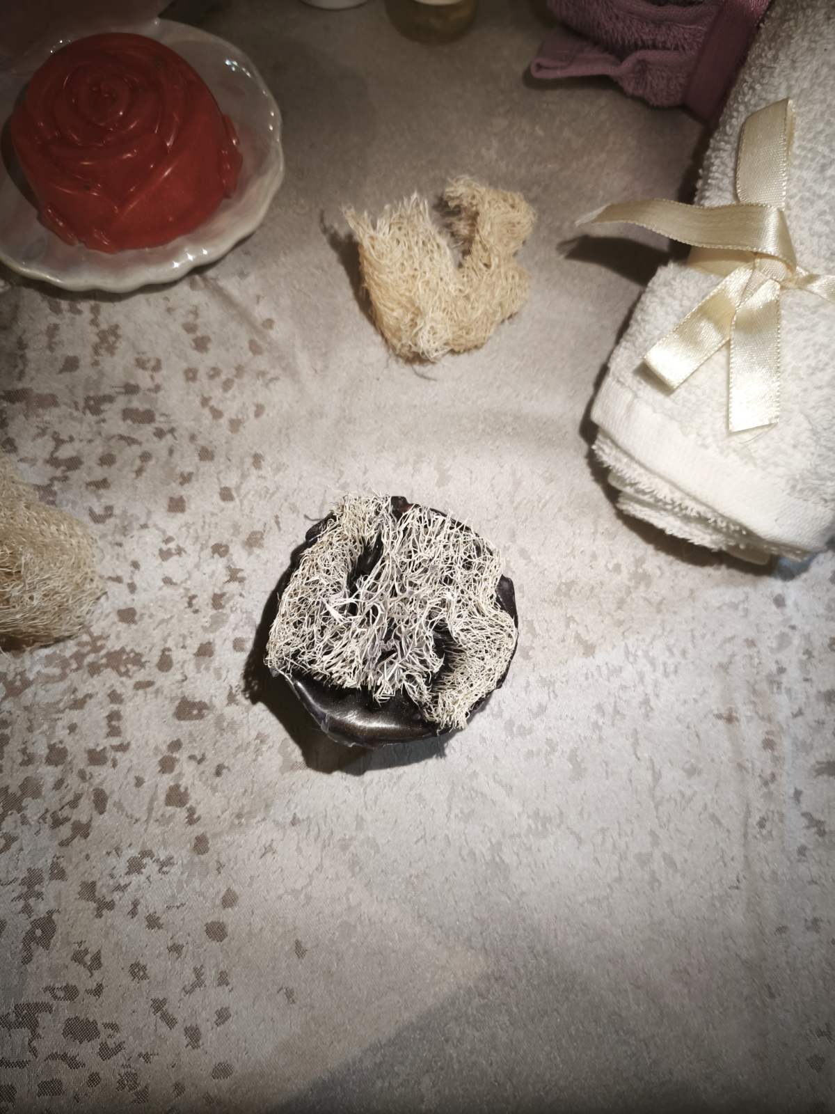 Φυσικό Σαπούνι με Λούφα – SLS Free - Harmony Aura 100gr - Harmony Life