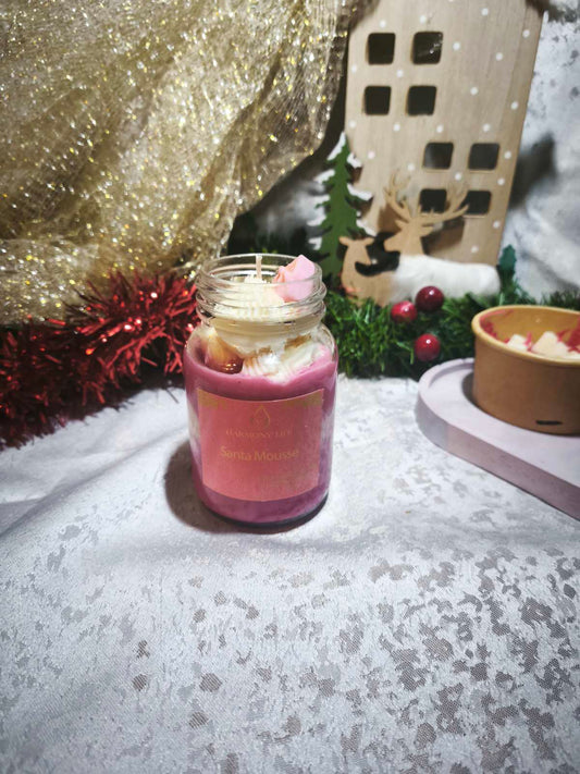 Συλλεκτικό Κερί Σόγιας - Santa Mousse 300gr - Harmony Life