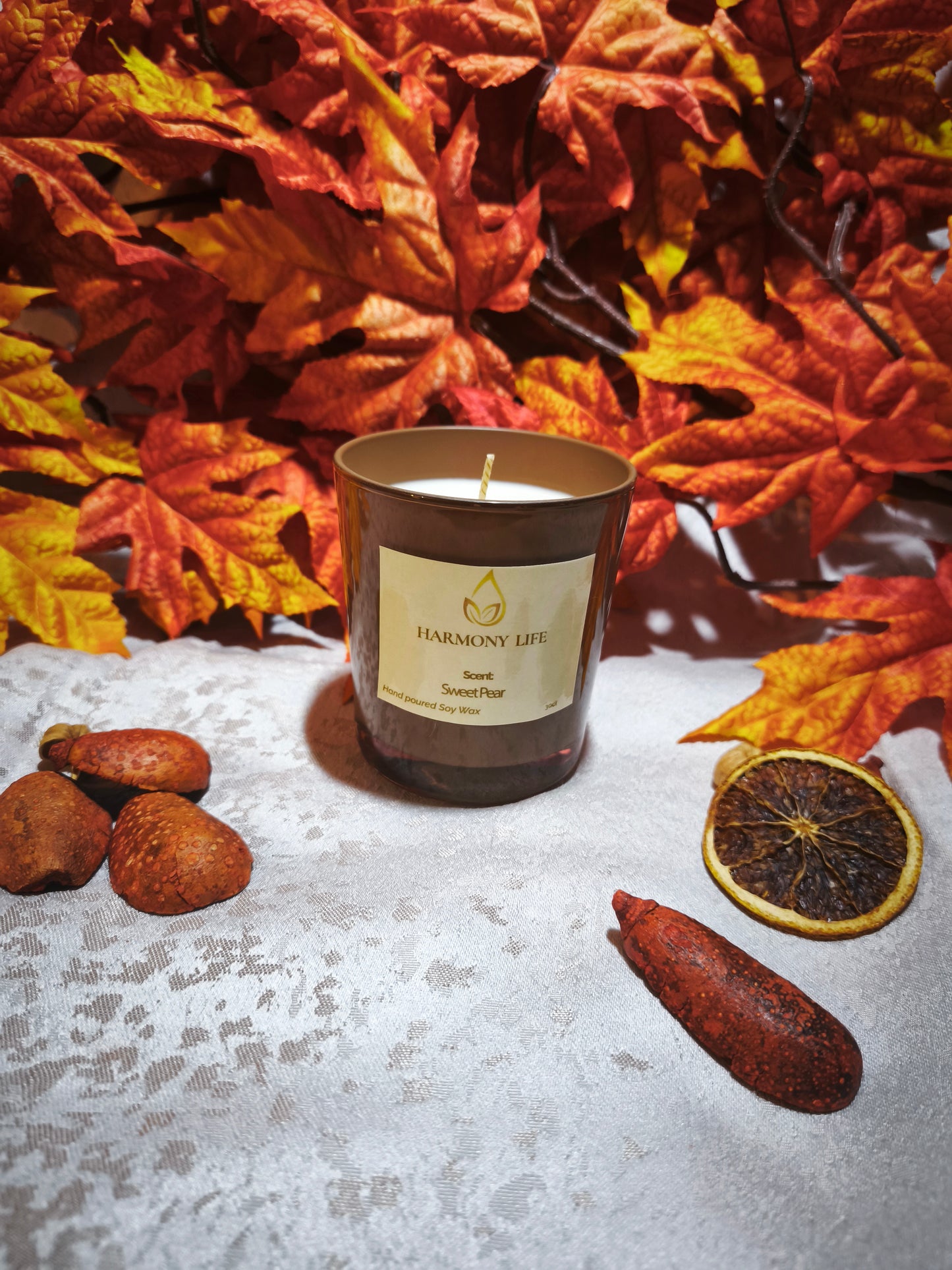 Αρωματικό Κερί Σόγιας Sweet Pear 30cl - Harmony Life